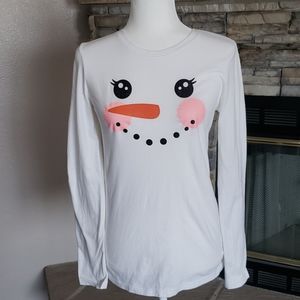 Snowman Face Shirt